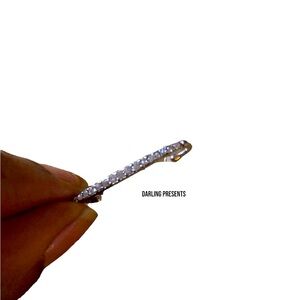 CRYSTAL EAR CUFF WOMEN COLOR SILVER SIZE OS